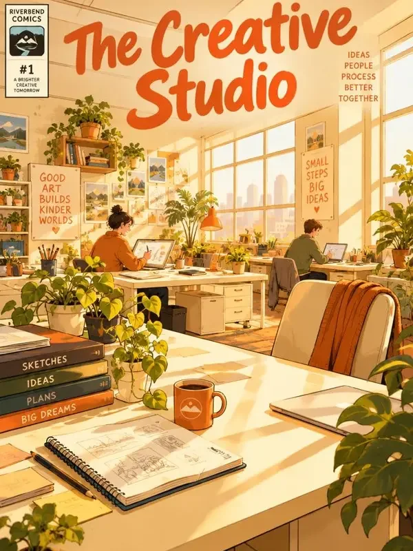 晴园工坊的加班部 - 职场喜剧 晴园工坊的加班部封面缩略插画,职场喜剧题材